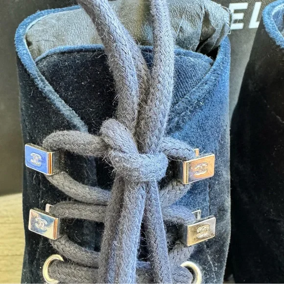 Chanel Moto/Combat Boots Sz 38US 8 - Picture 6 of 9